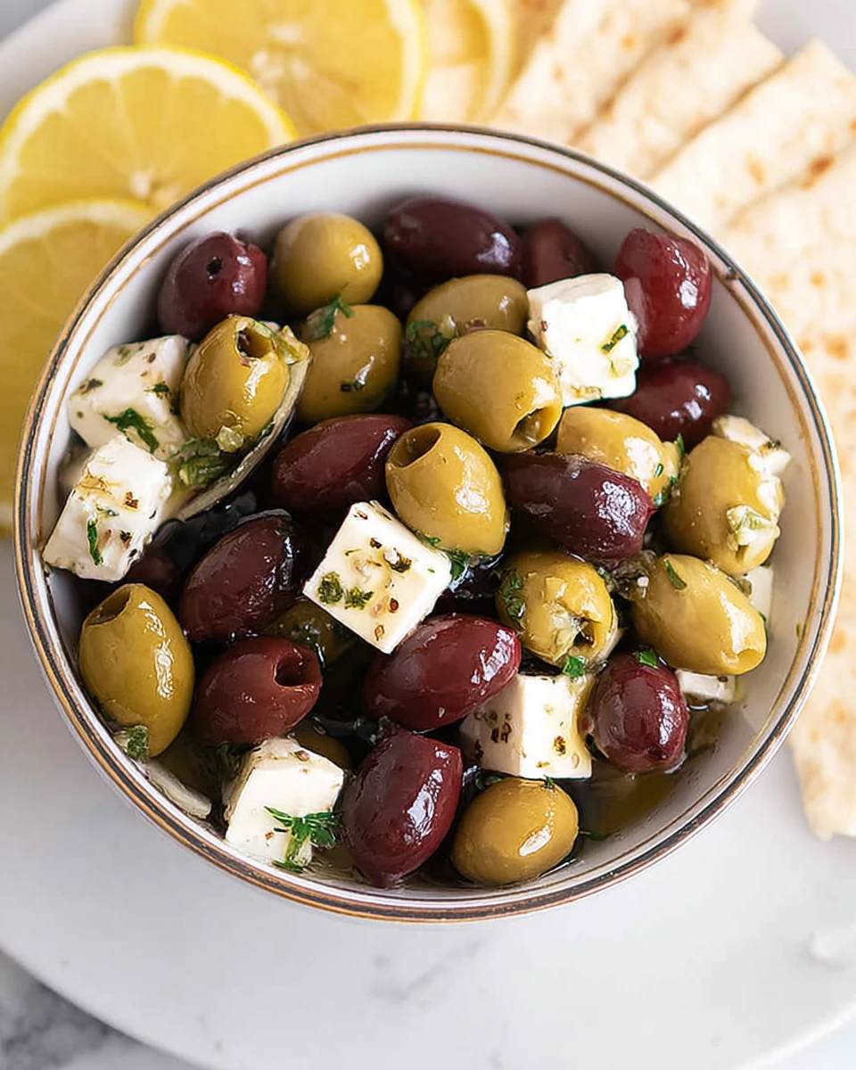 Marinated Olives And Feta 7 Marinated Olives And Feta