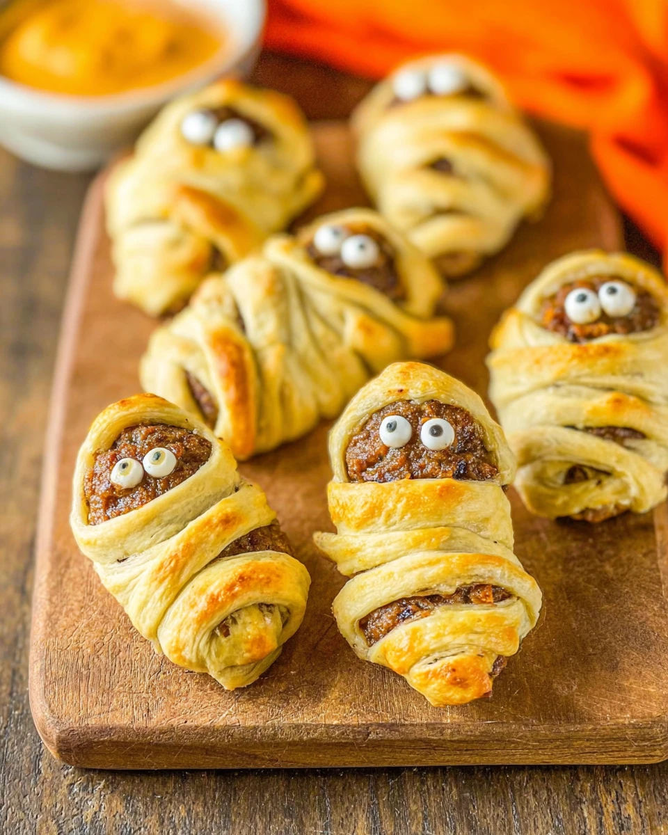 Quick Meatball Mummies Recipe