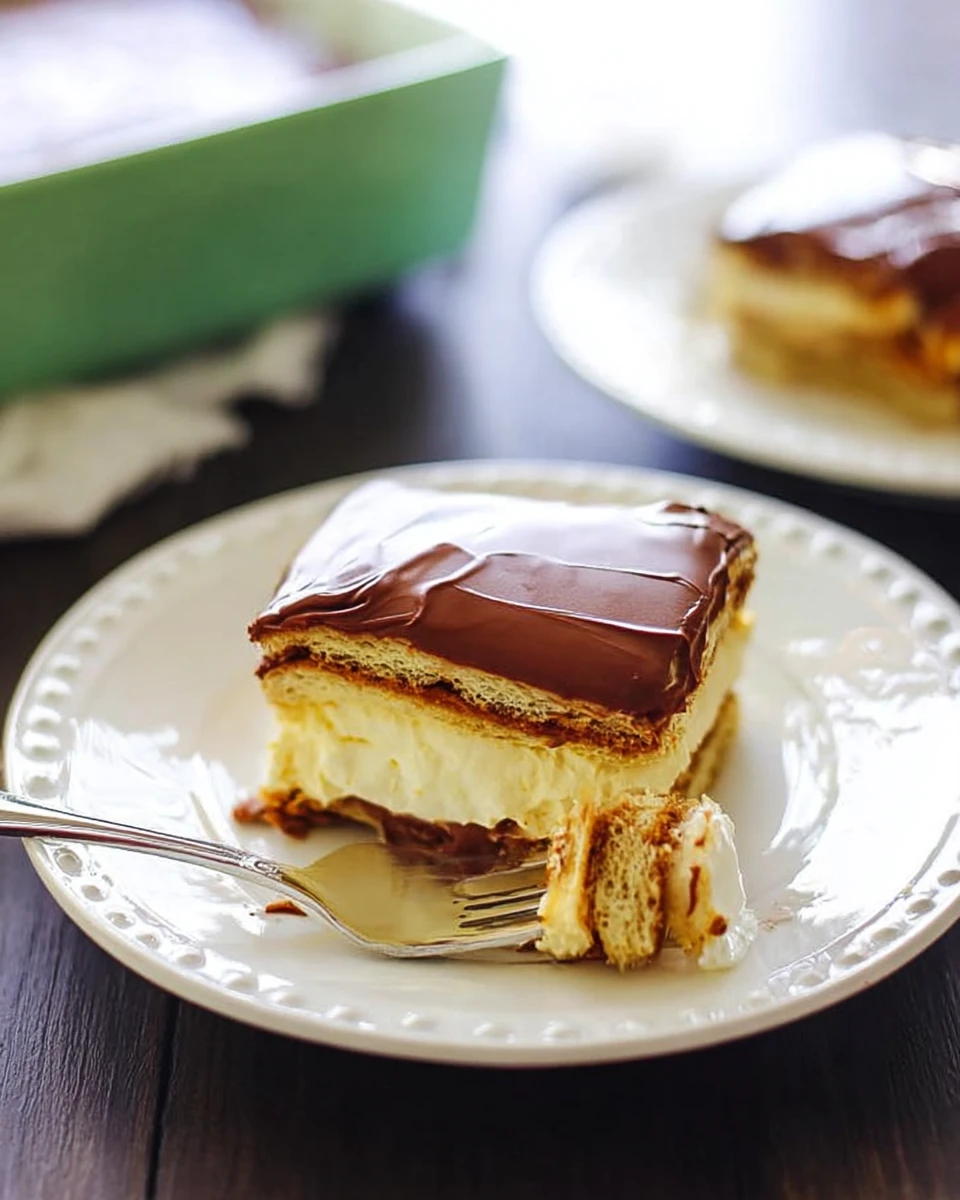 No-Bake Eclair Cake
