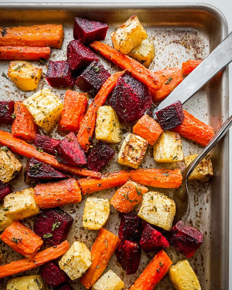 Oven Roasted Root Vegetables