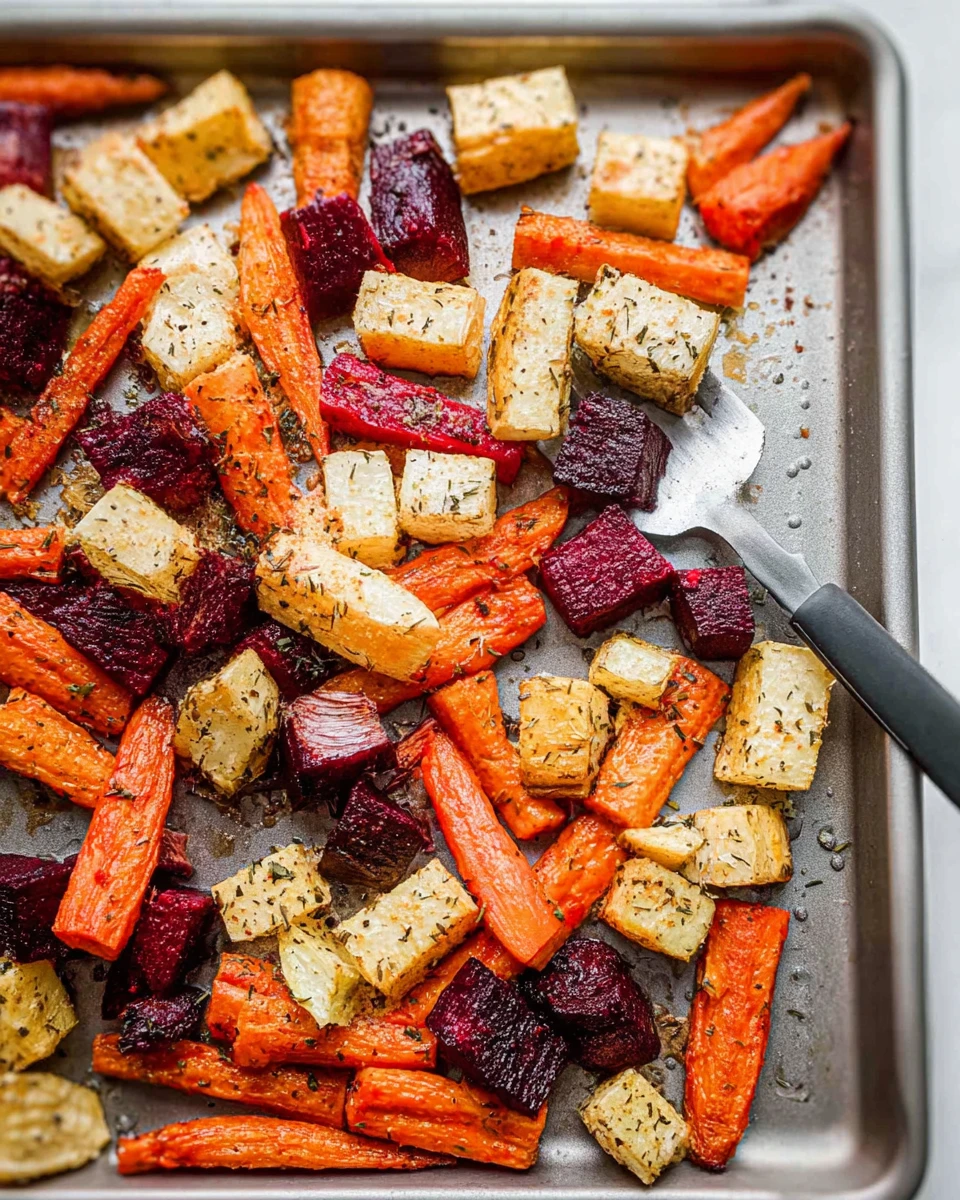 Oven Roasted Root Vegetables