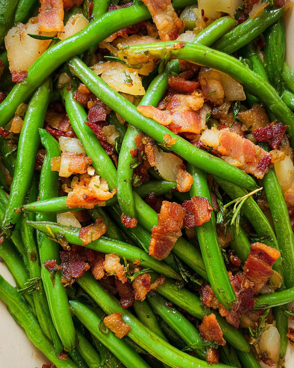 Sautéed Green Beans With Bacon