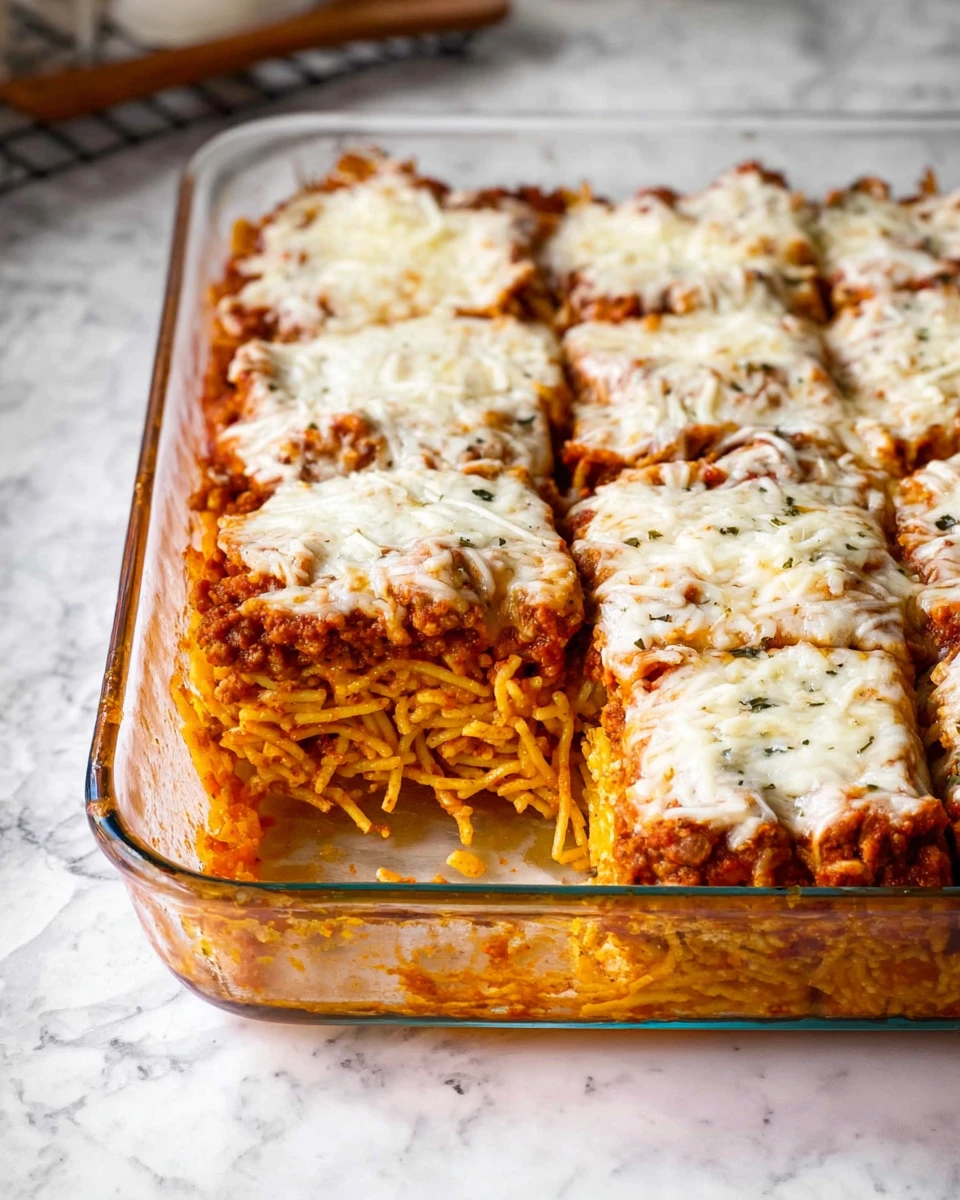 Skinny Baked Spaghetti