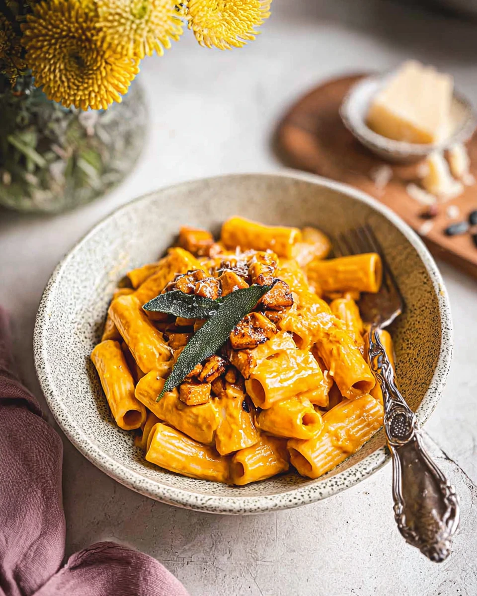 Vegan Roasted Pumpkin Alfredo