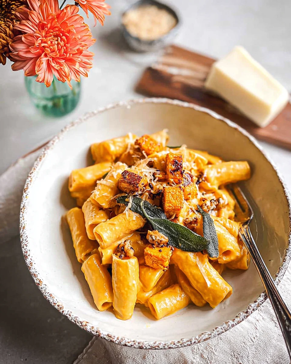 Vegan Roasted Pumpkin Alfredo