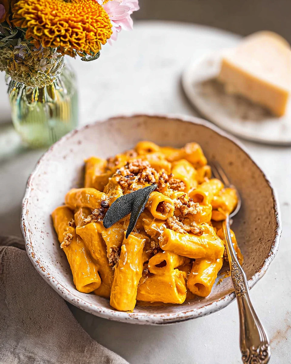 Vegan Roasted Pumpkin Alfredo