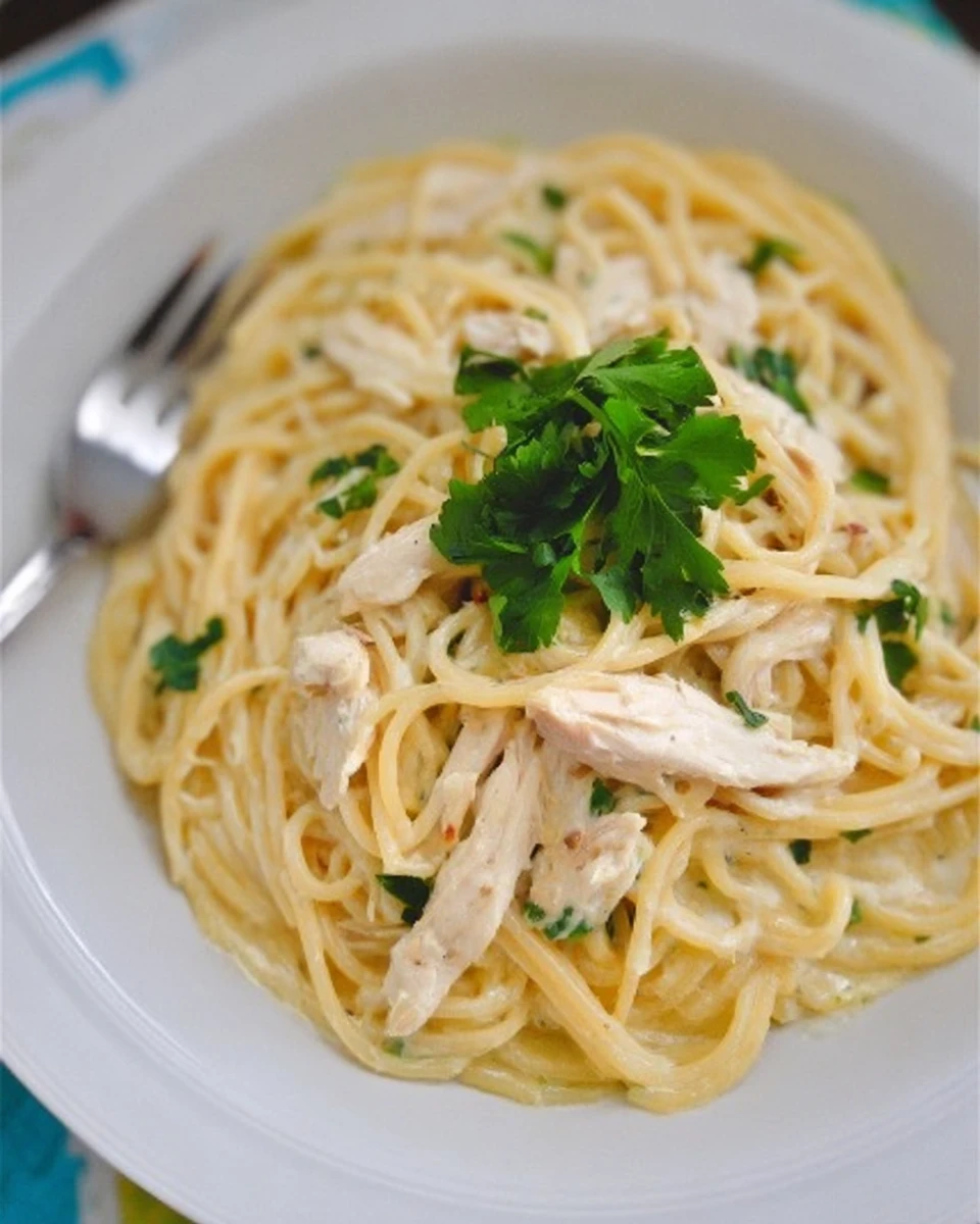 White Chicken Spaghetti 5 White Chicken Spaghetti