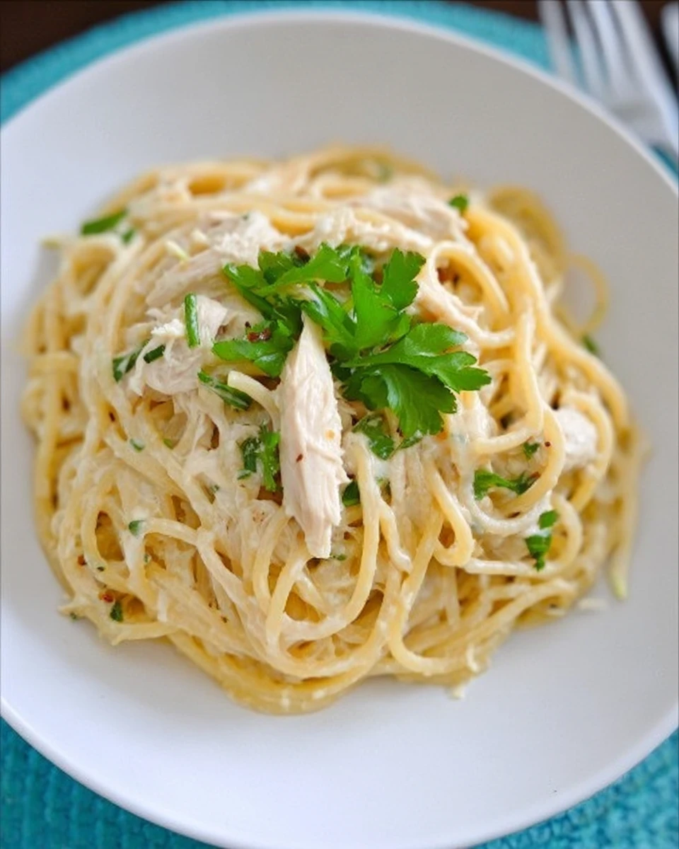 White Chicken Spaghetti 6 White Chicken Spaghetti