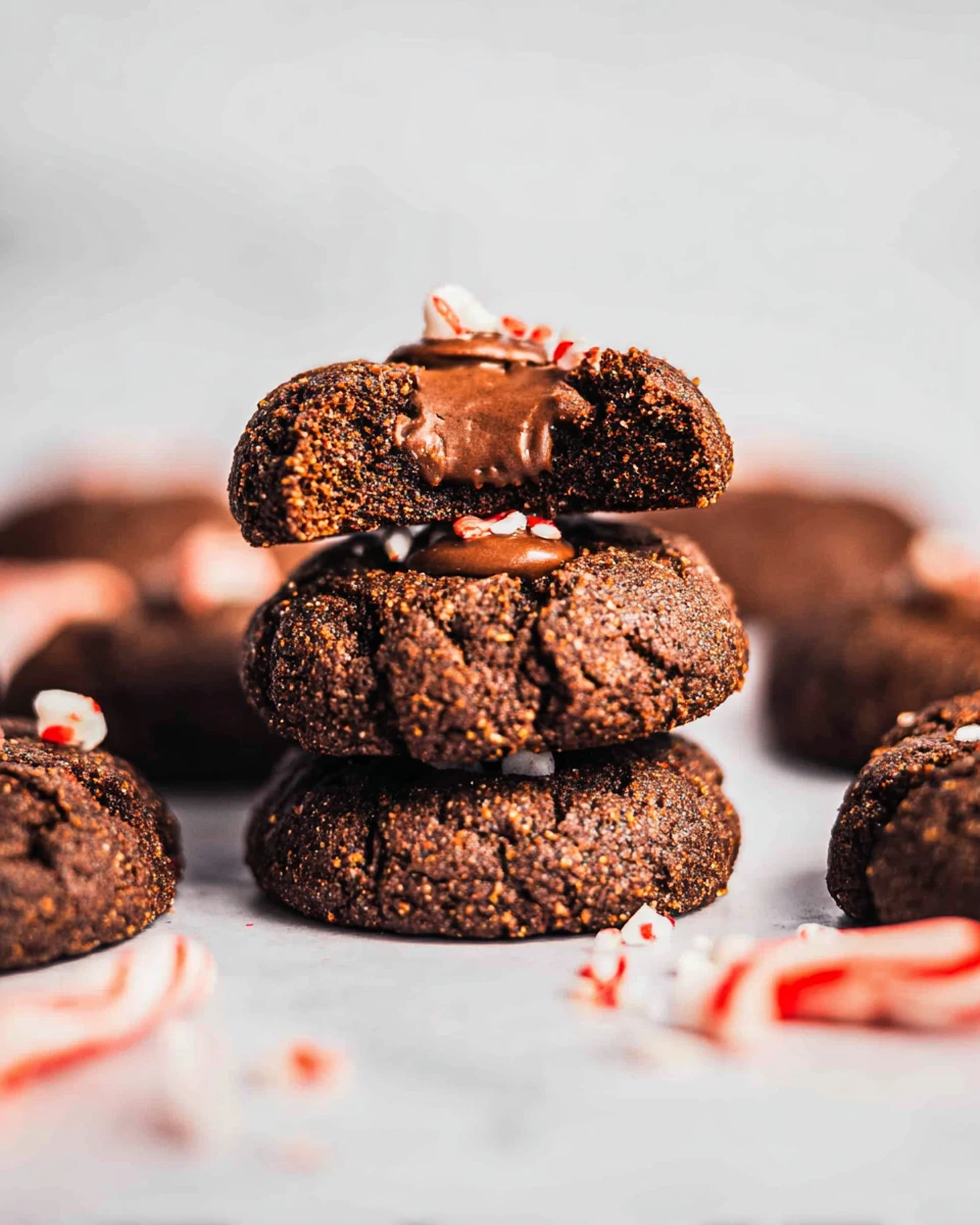 Chocolate Thumbprint Cookies