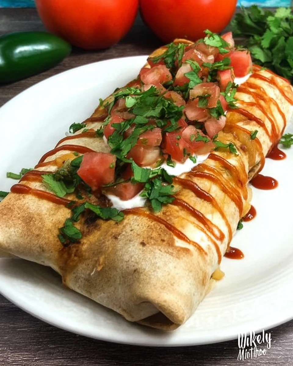 Air Fryer Chimichangas