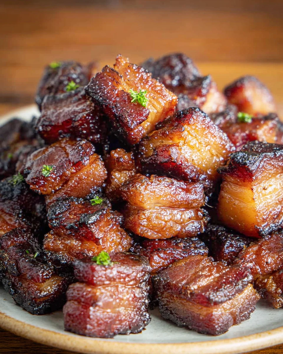 Air Fryer Pork Belly Bites