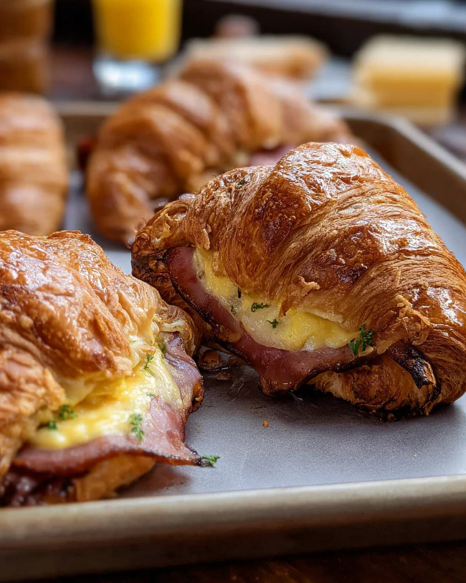Breakfast Croissant Bake