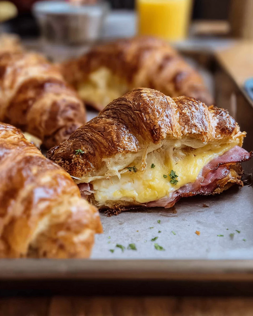 Breakfast Croissant Bake