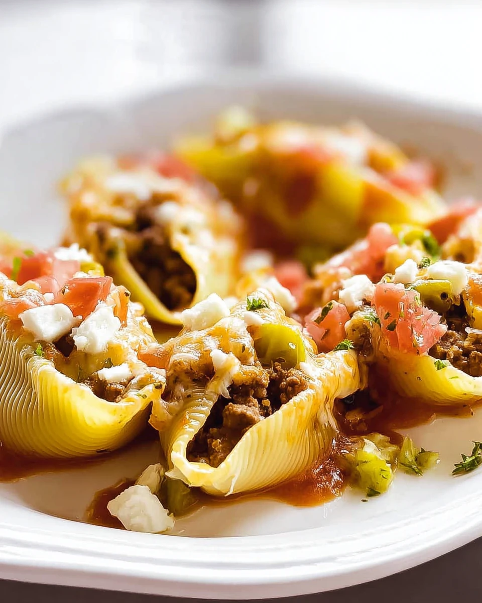 Cheeseburger Stuffed Shells