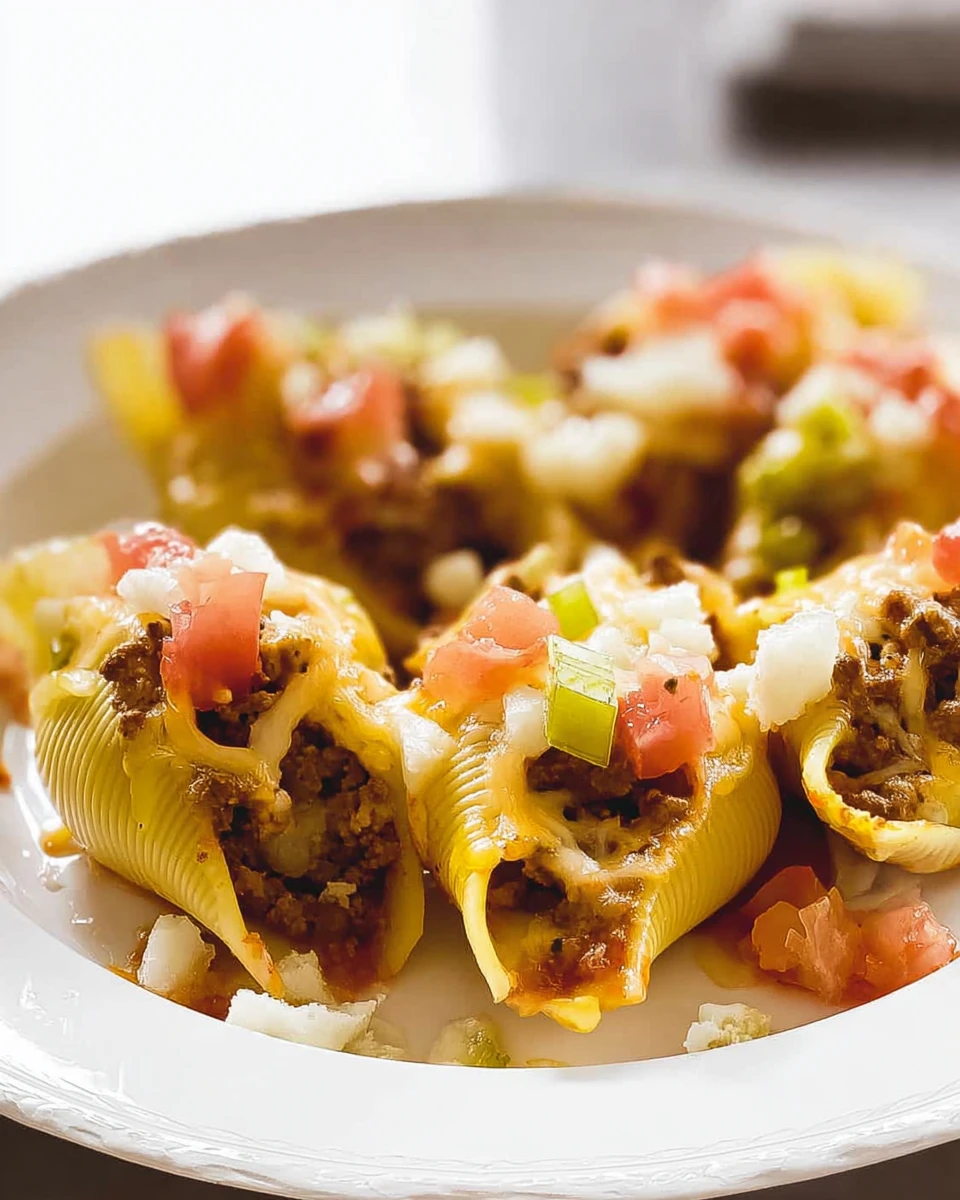 Cheeseburger Stuffed Shells