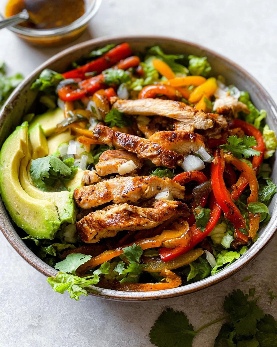 Chicken Fajita Salad