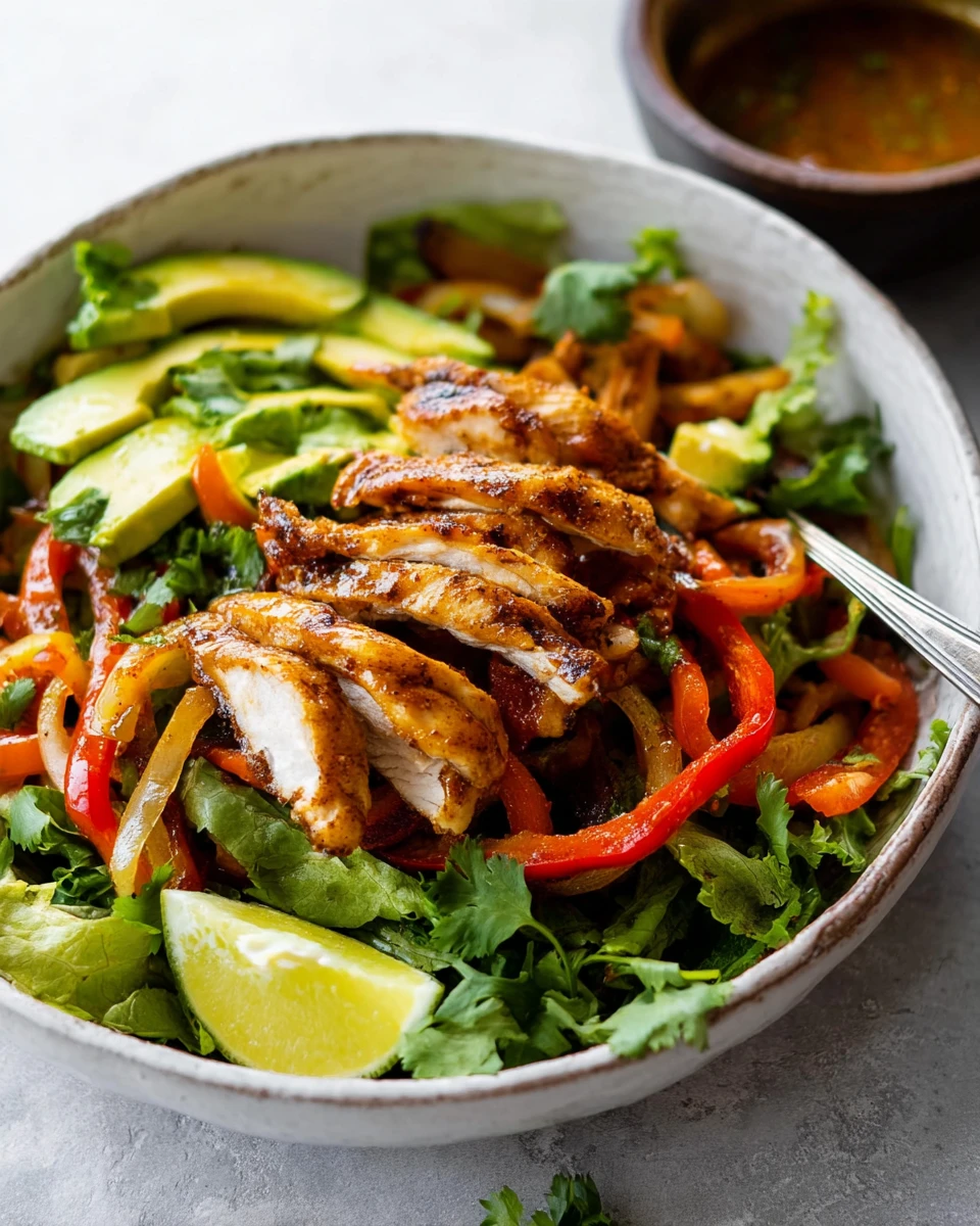 Chicken Fajita Salad