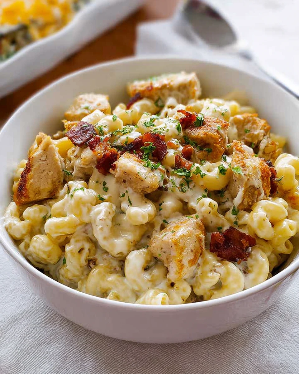 Chicken Ranch Macaroni And Cheese