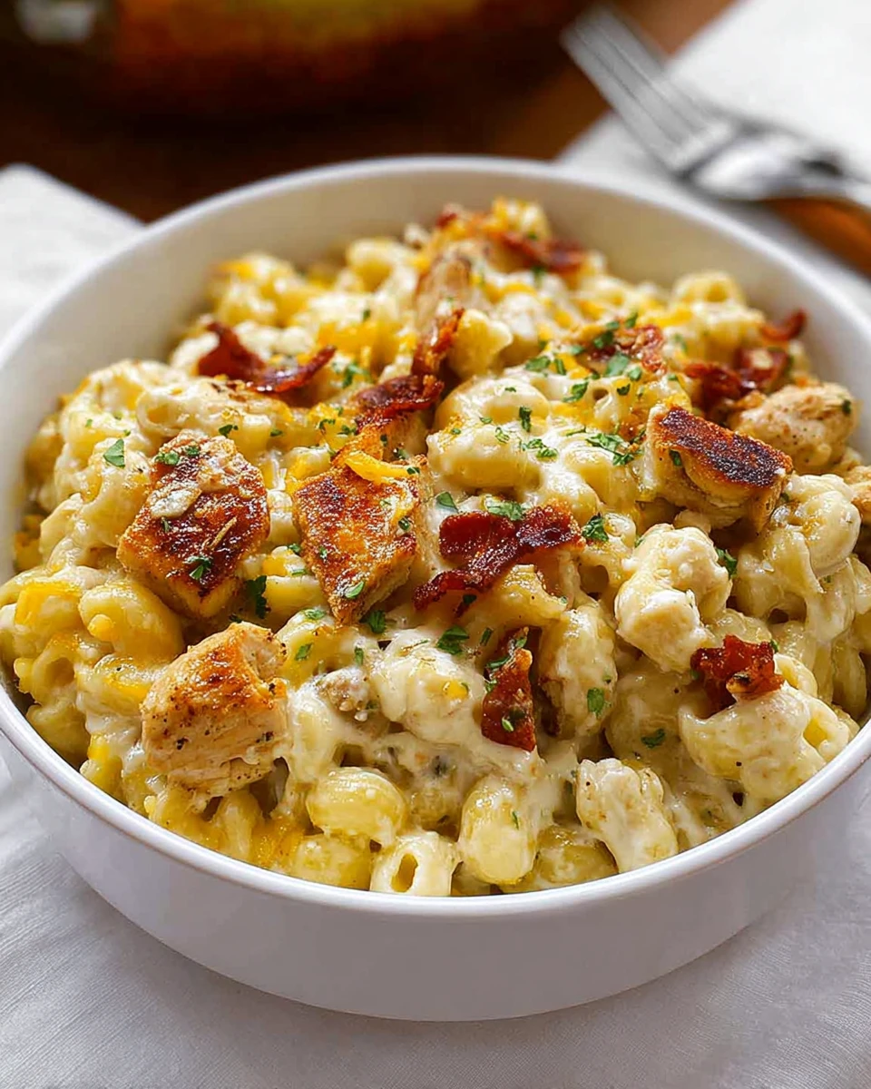 Chicken Ranch Macaroni And Cheese