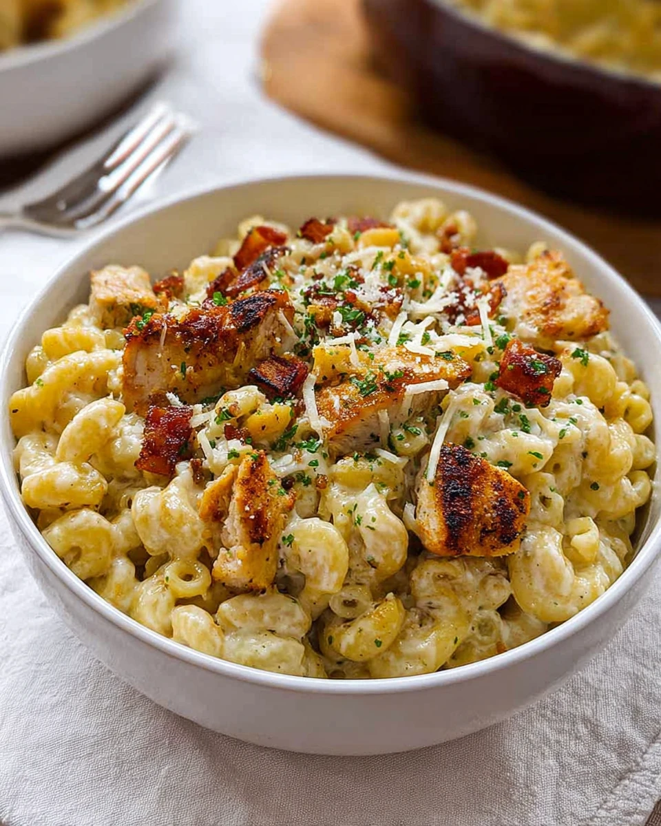 Chicken Ranch Macaroni And Cheese