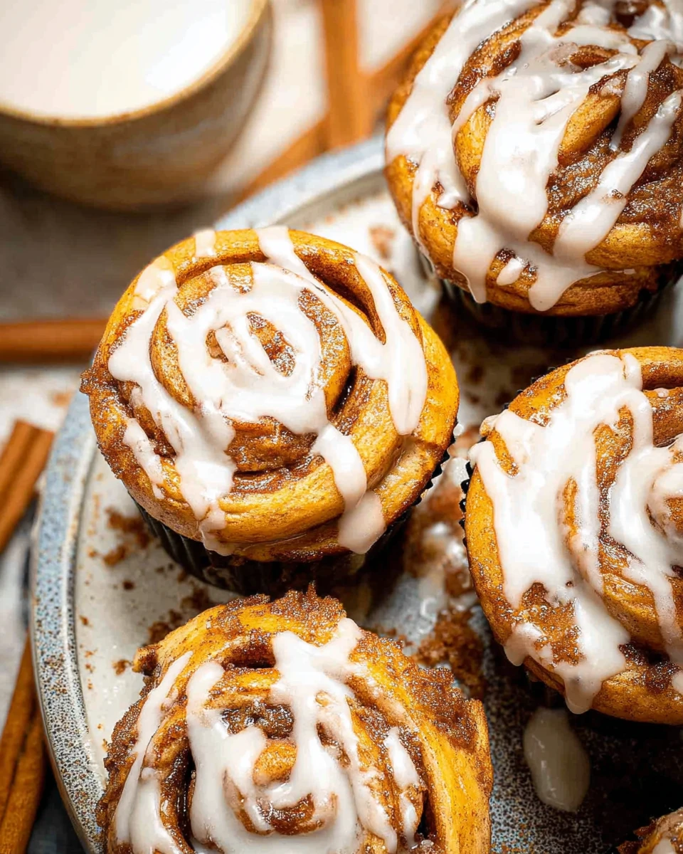 Cinnamon Roll Muffins 6 Cinnamon Roll Muffins