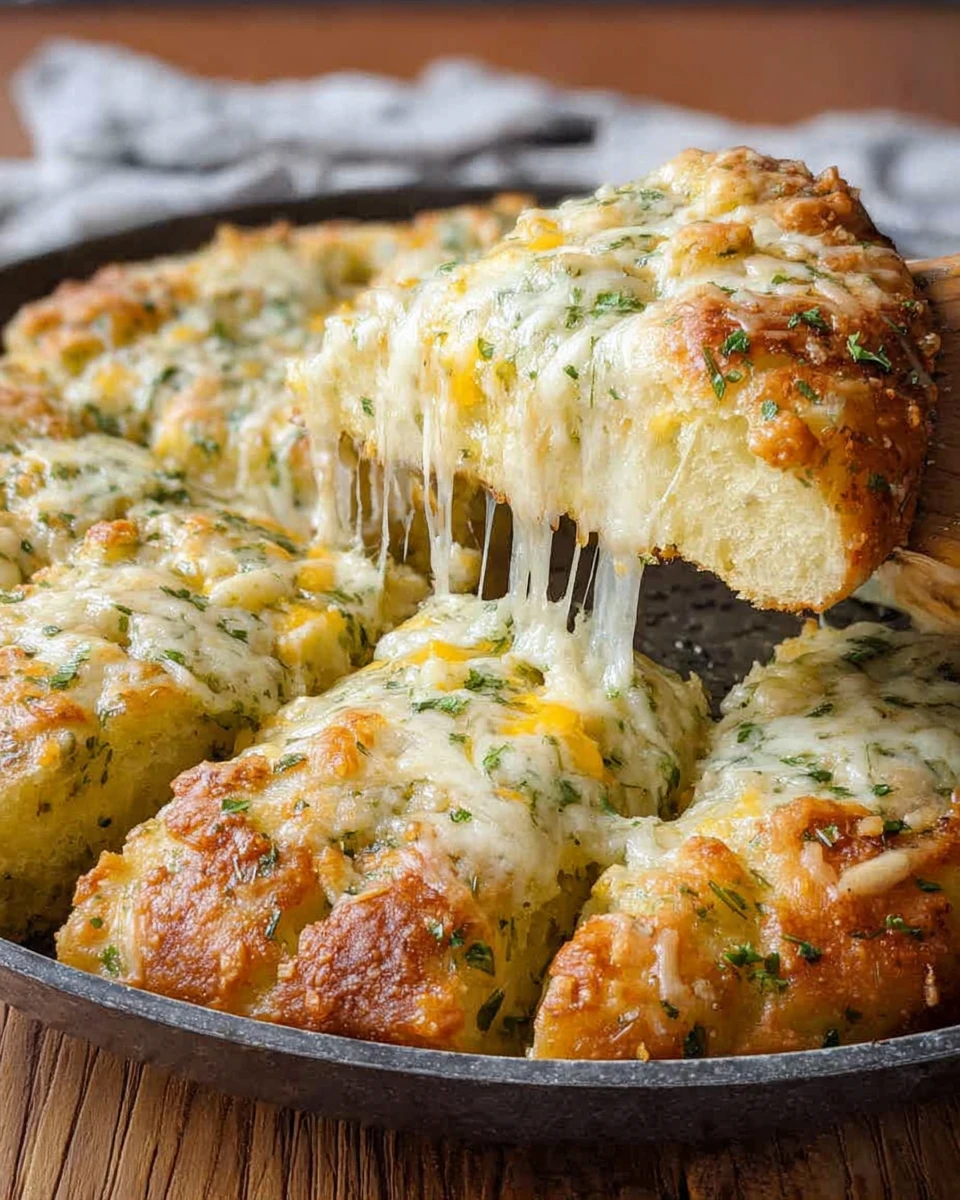 Focaccia Cheesy Garlic Bread
