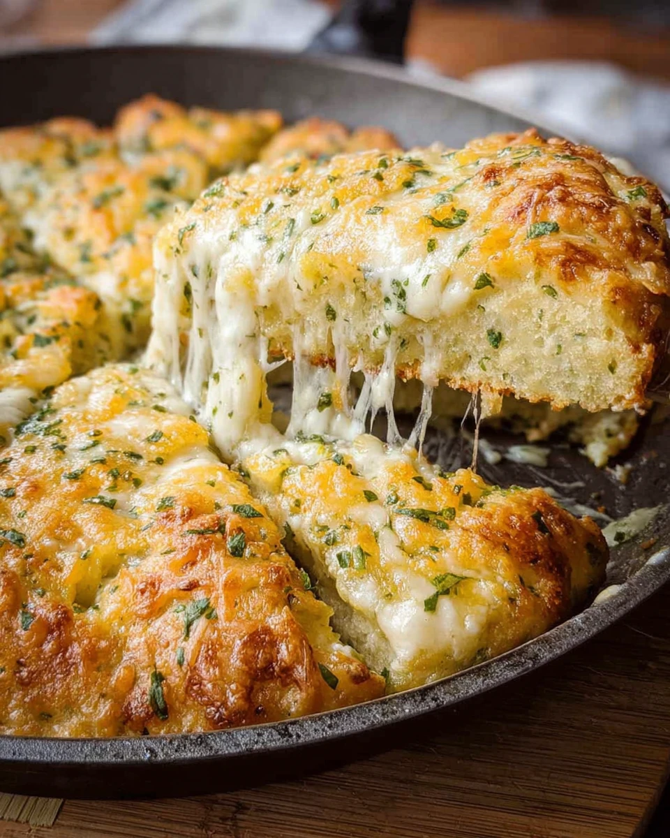 Focaccia Cheesy Garlic Bread