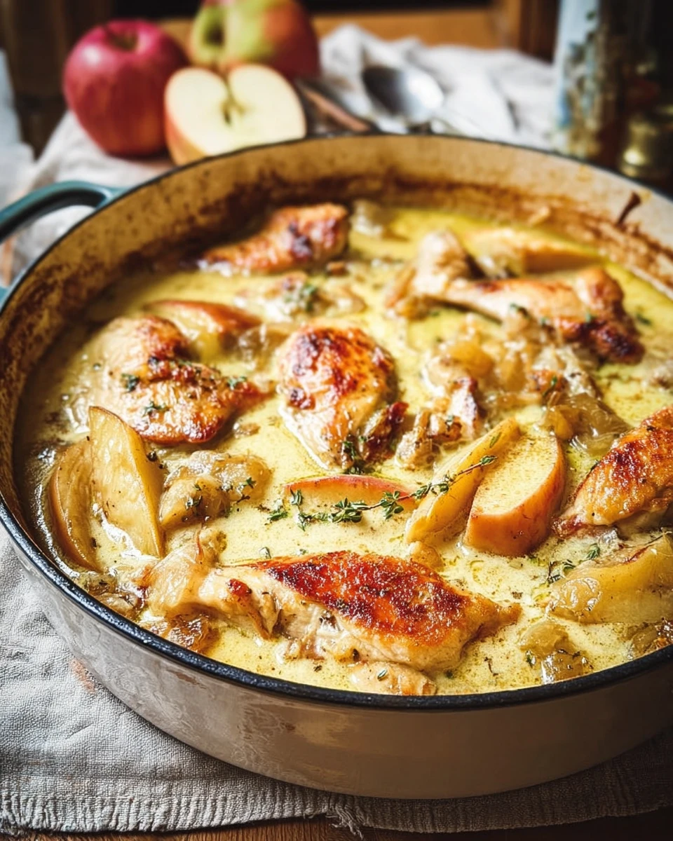 French Chicken Casserole A La Normande