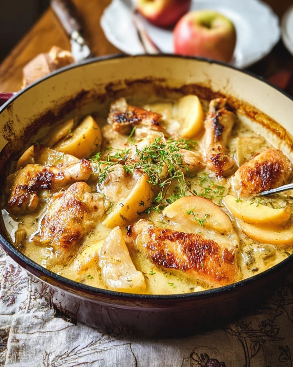 French Chicken Casserole A La Normande