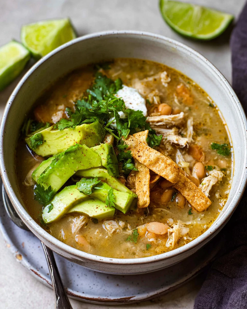 Green Chicken Enchilada Soup