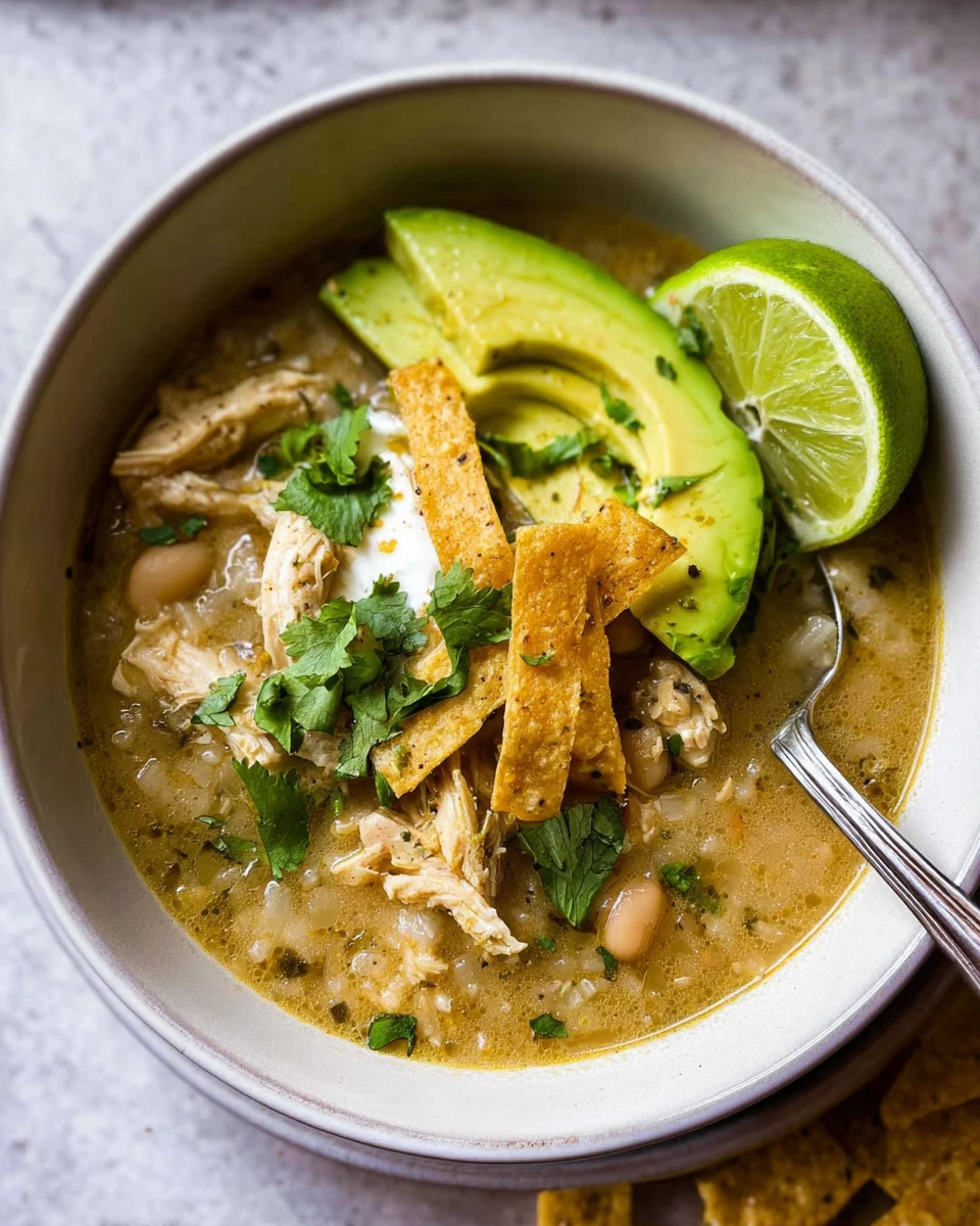 Green Chicken Enchilada Soup
