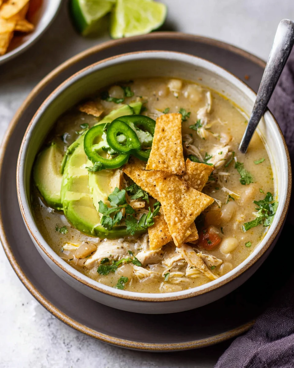 Green Chicken Enchilada Soup