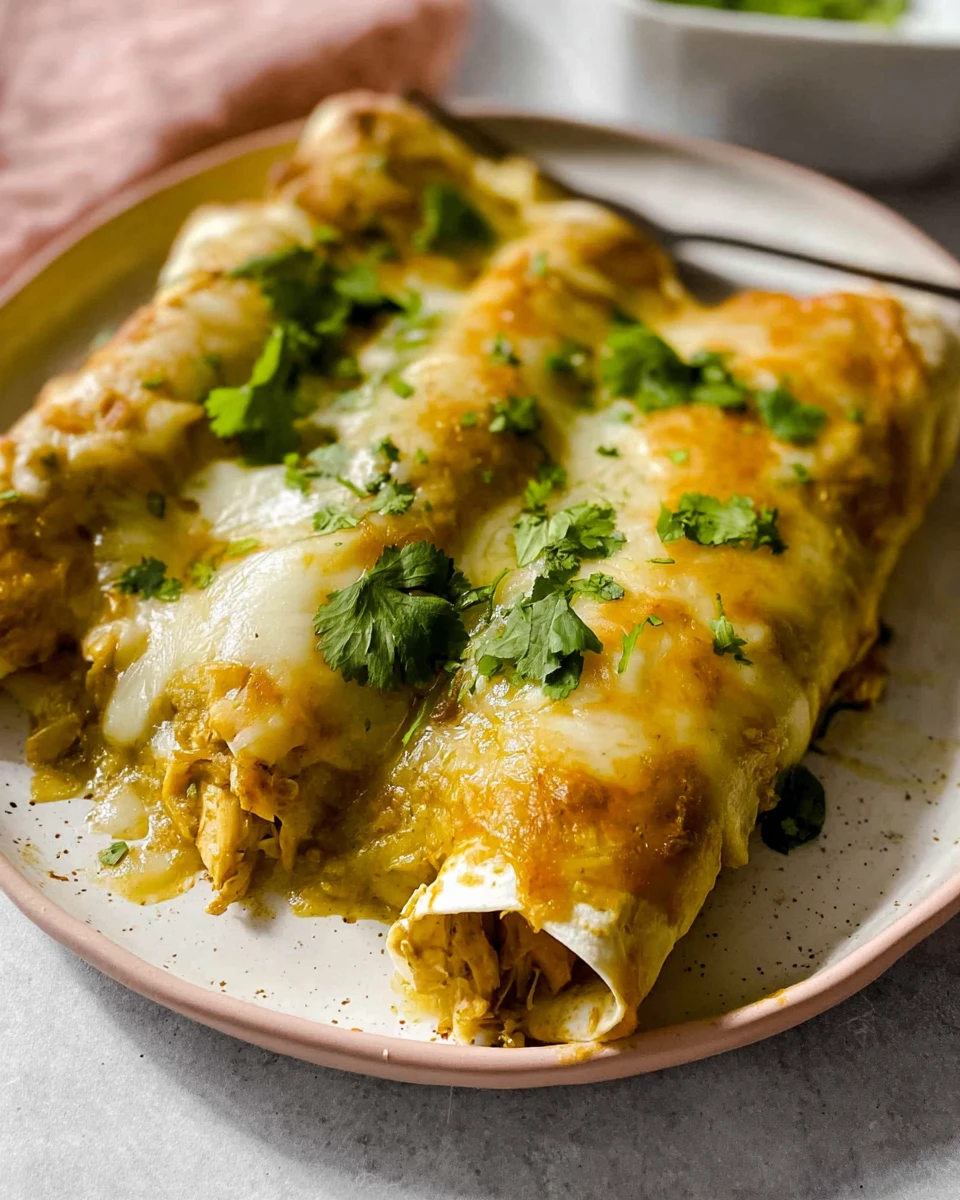 Green Chicken Enchiladas 6 Green Chicken Enchiladas