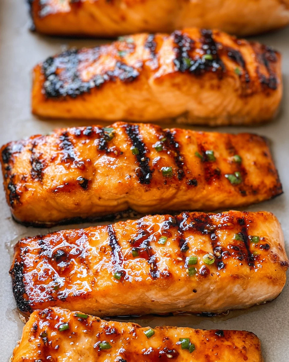 Grilled Maple Glazed Salmon 5 Grilled Maple Glazed Salmon