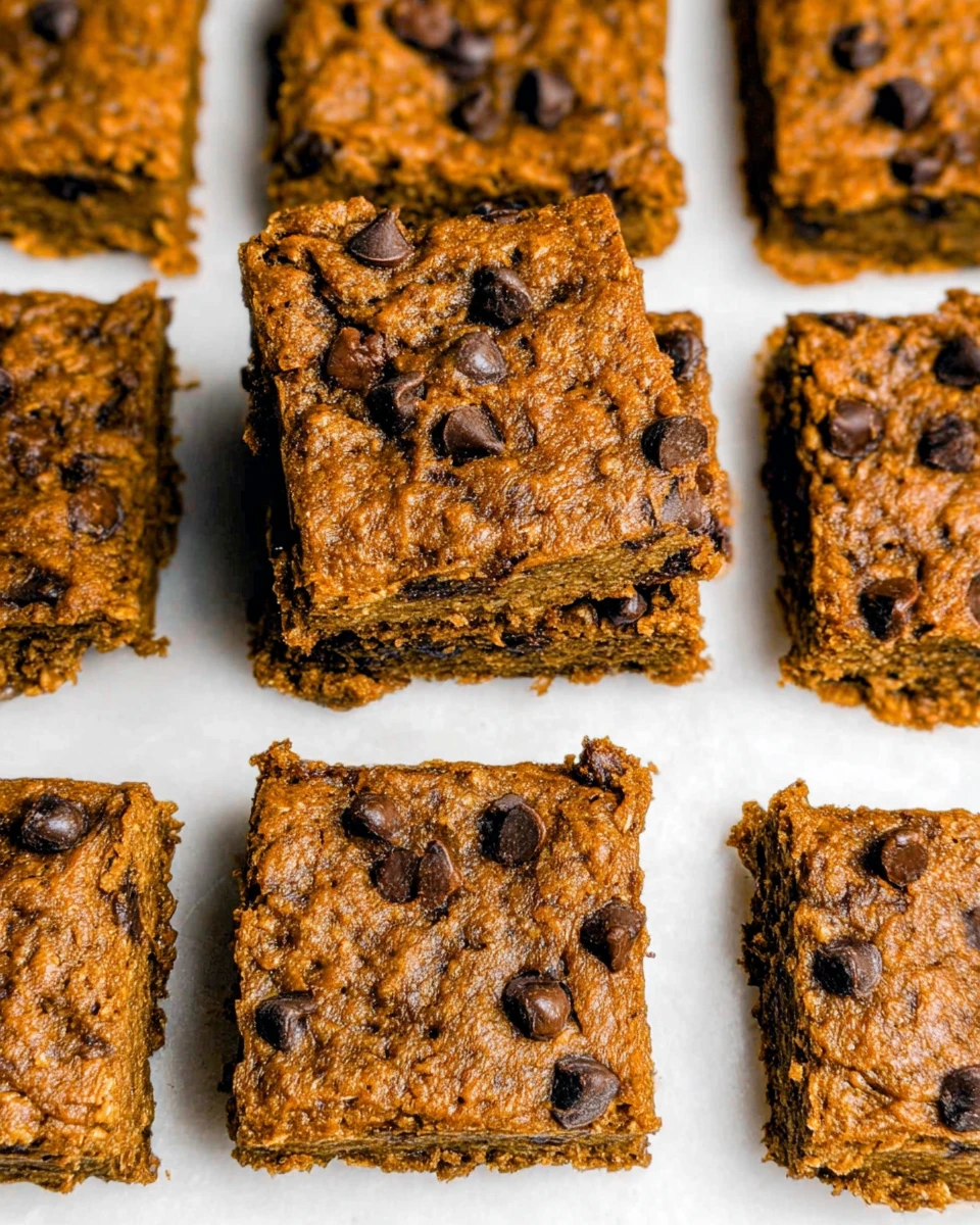 Healthy Pumpkin Oatmeal Bars