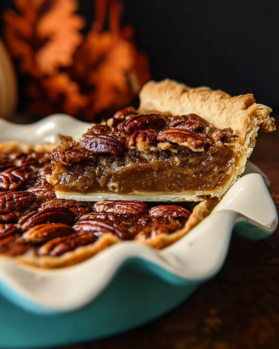 Maple Bourbon Pecan Pie