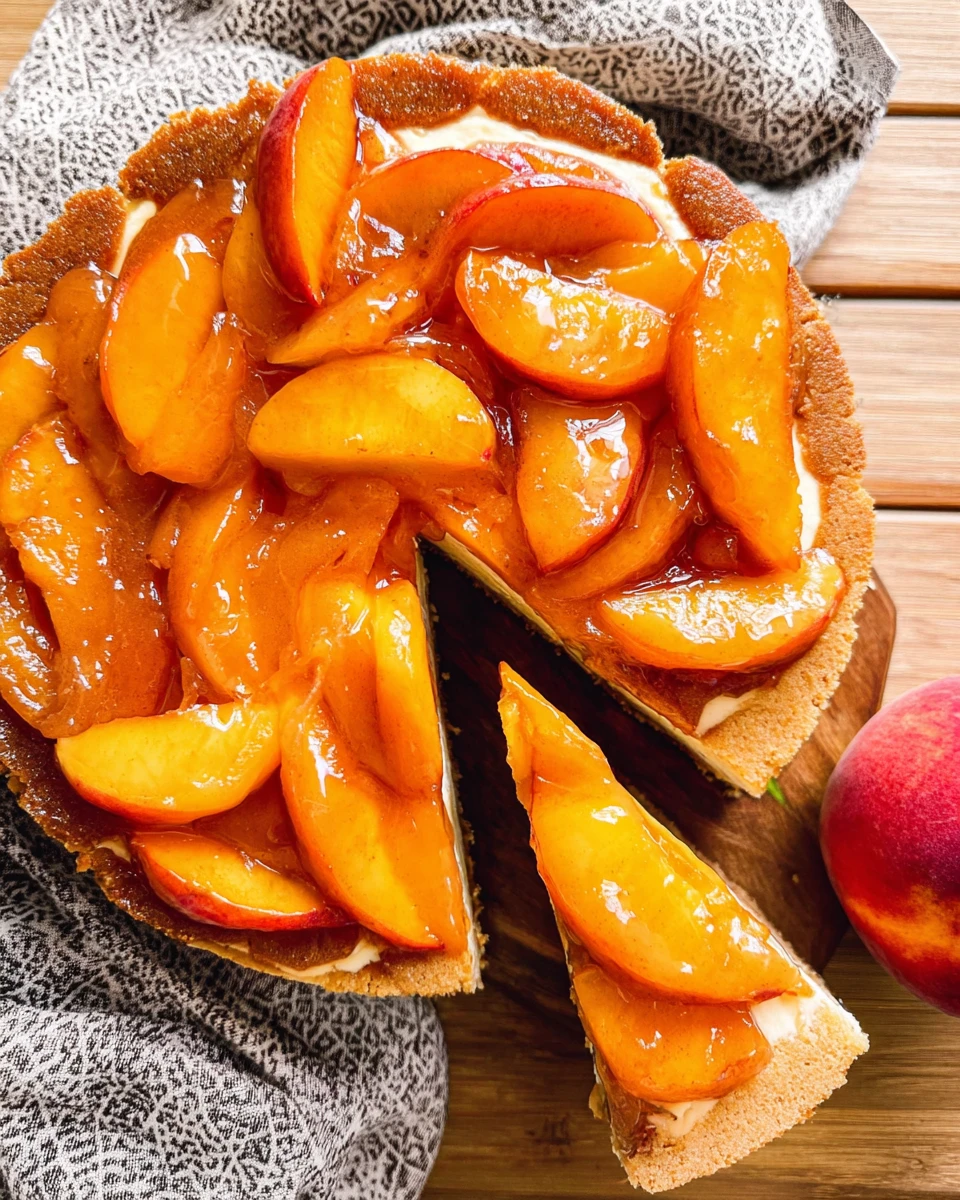 Peach Cheesecake