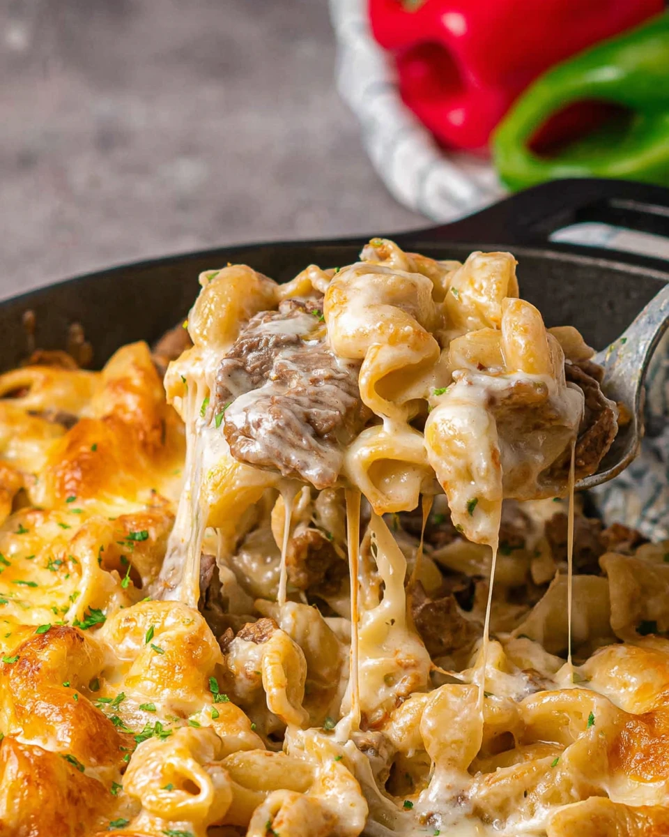 Philly Cheesesteak Pasta