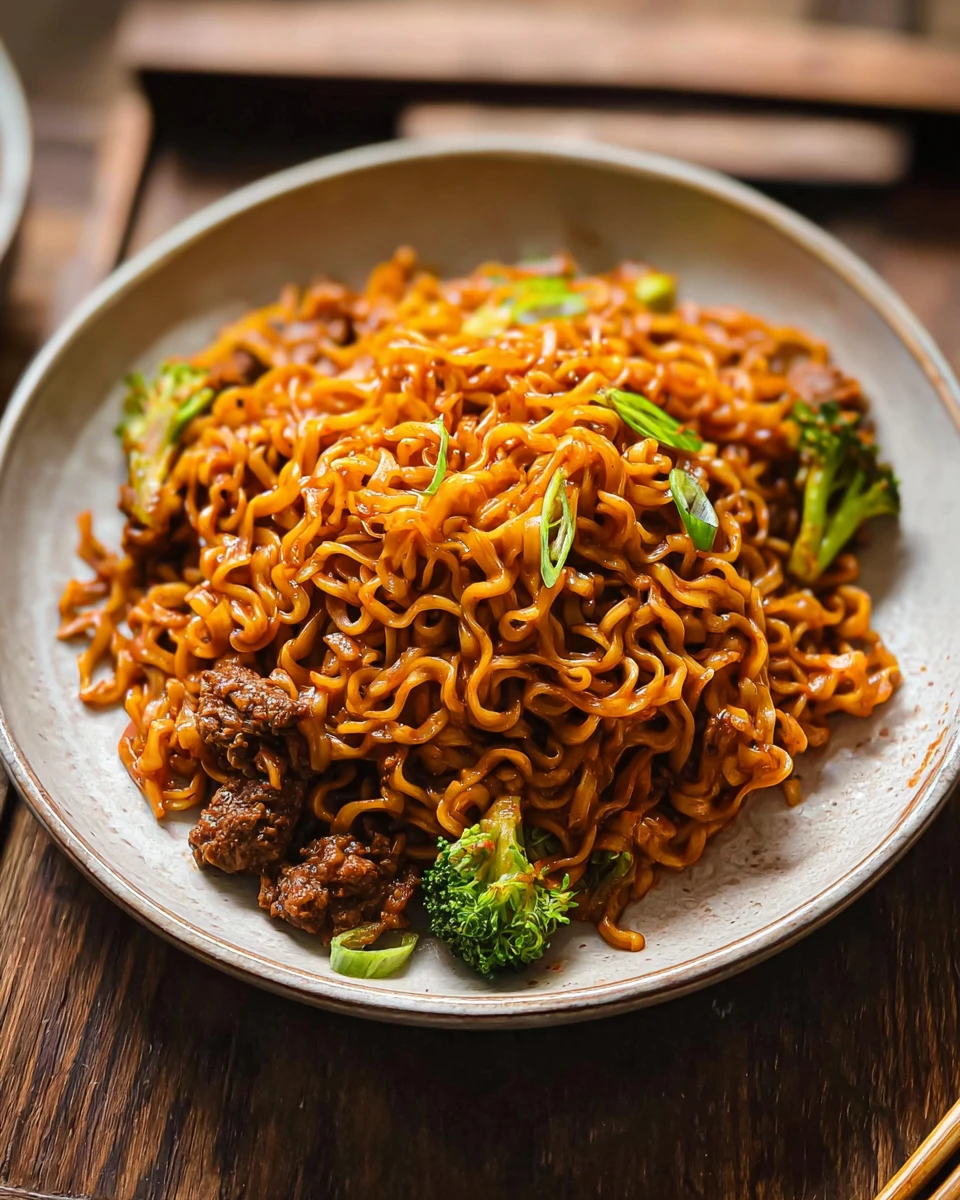Quick Gochujang Noodles With Beef