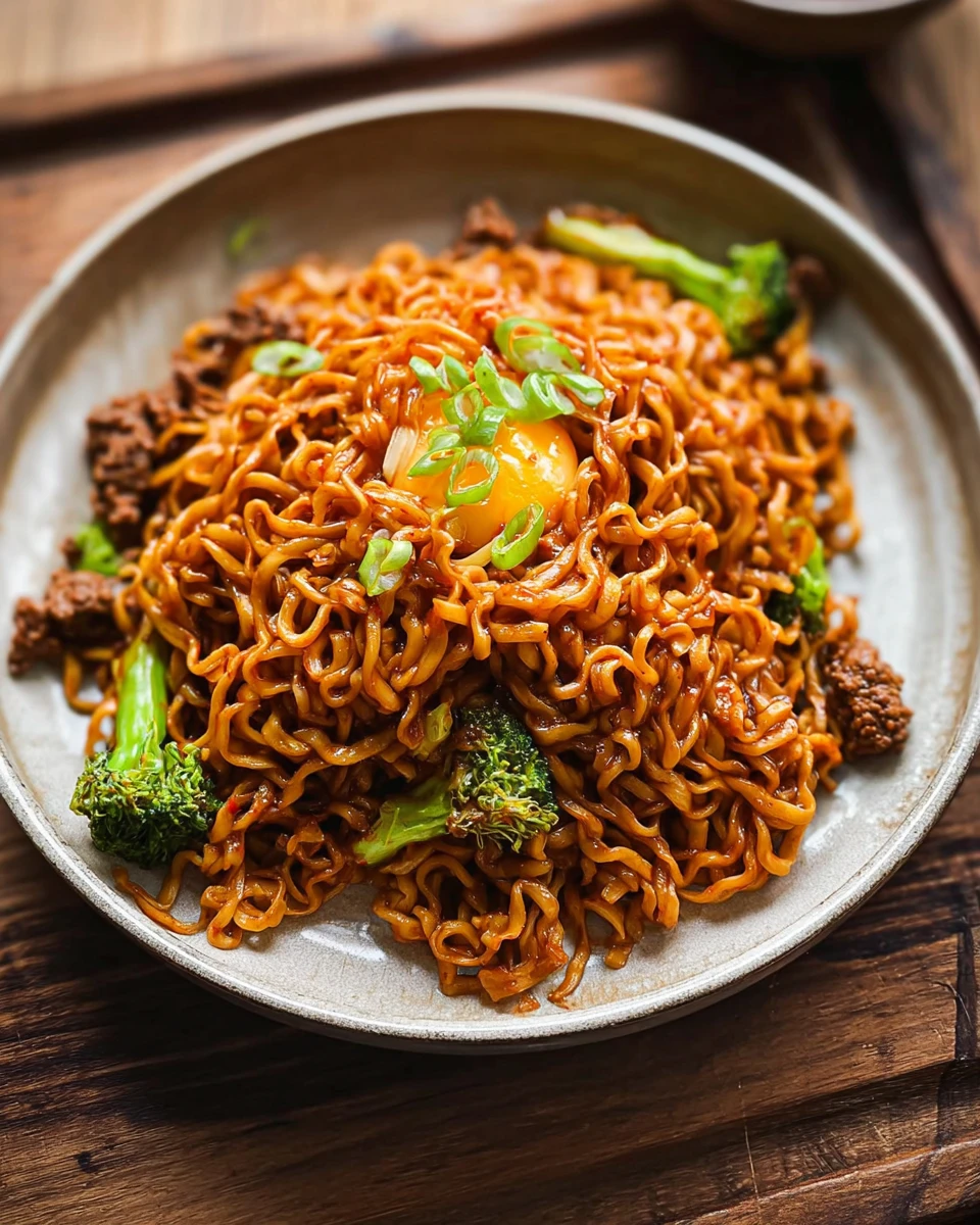 Quick Gochujang Noodles With Beef