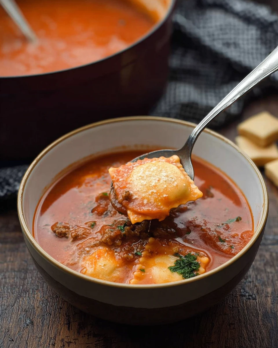 Ravioli Soup