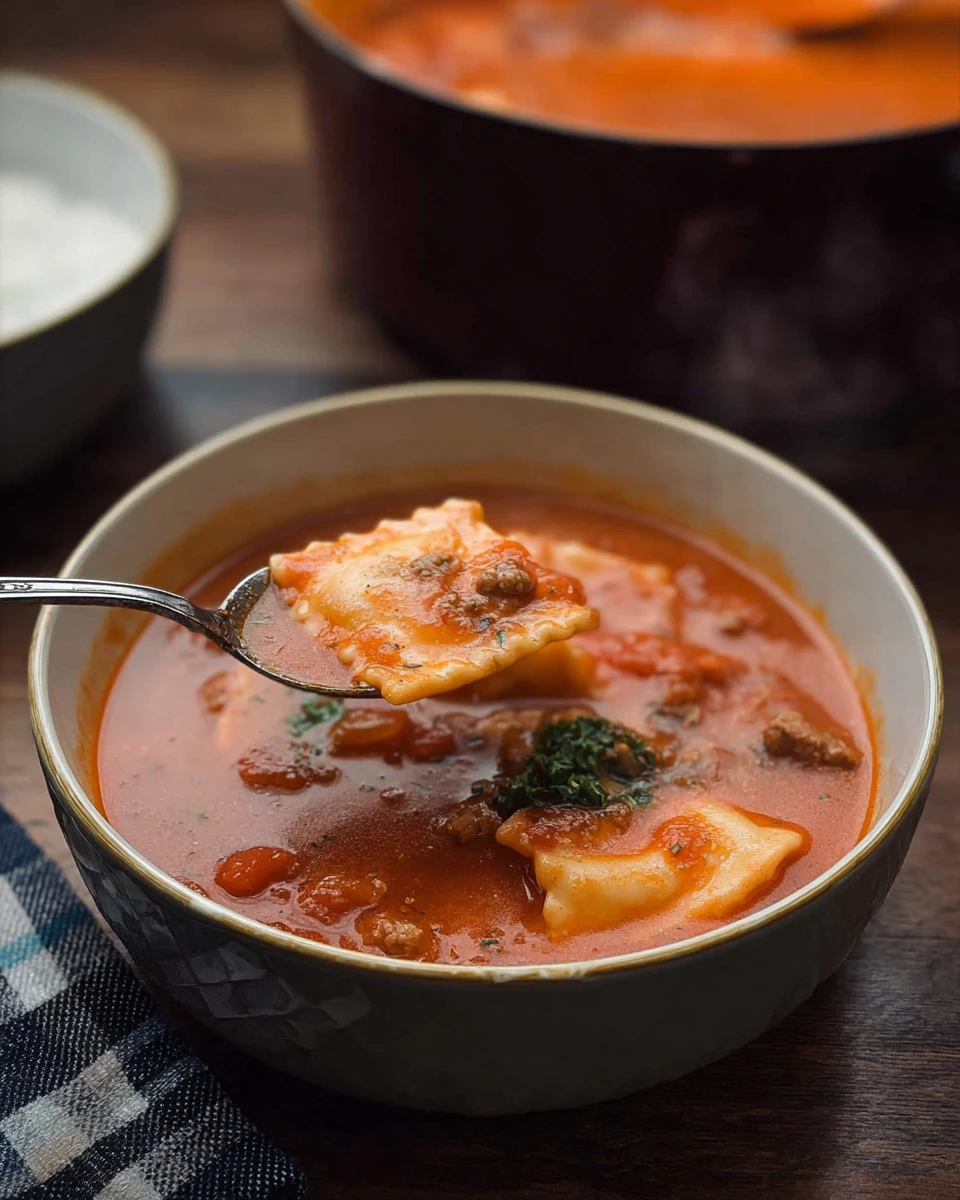 Ravioli Soup