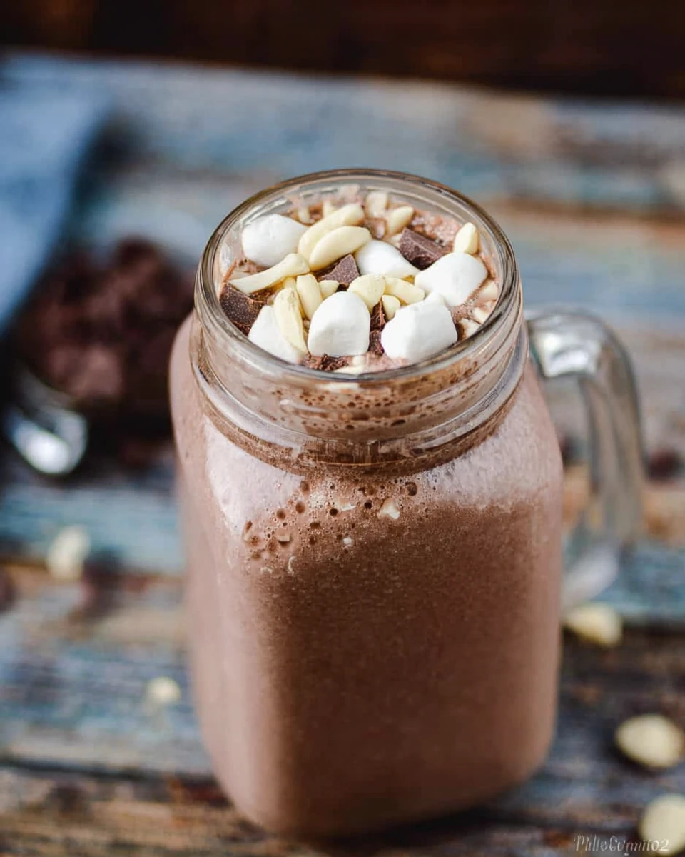 Rocky Road Chocolate Smoothie 5 Rocky Road Chocolate Smoothie