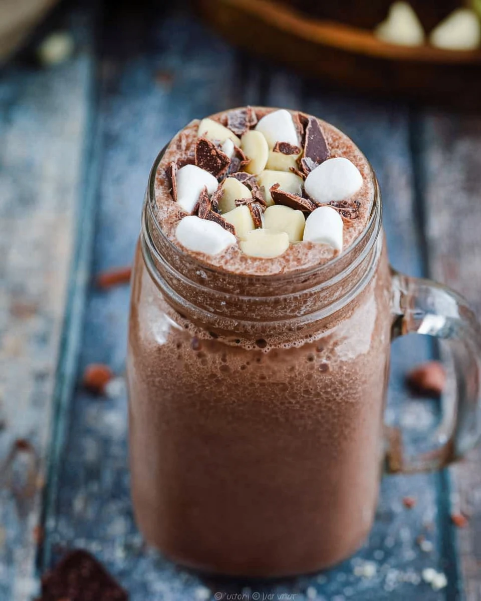 Rocky Road Chocolate Smoothie 6 Rocky Road Chocolate Smoothie