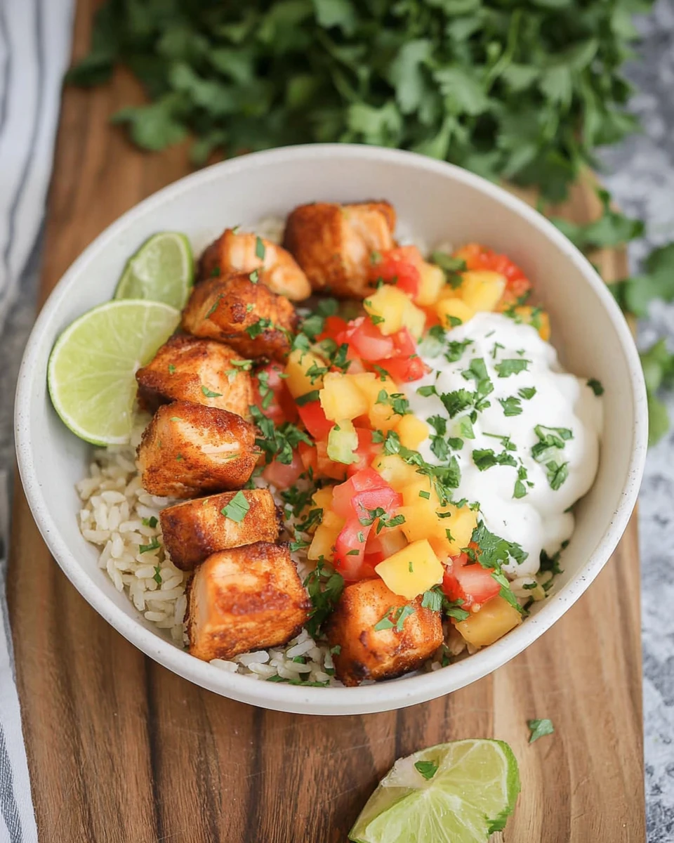 Salmon Bites Bowls