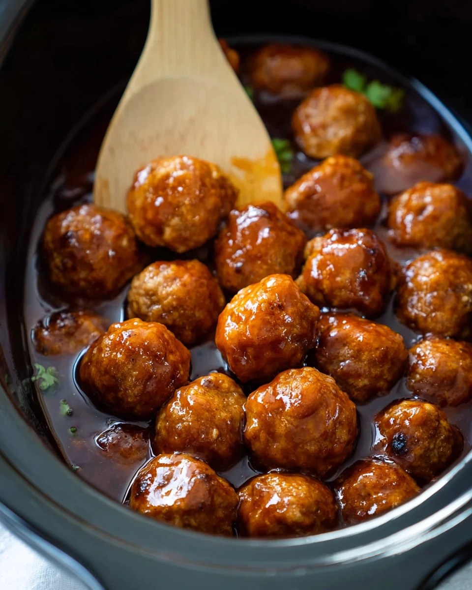 Slow Cooker Honey Buffalo Meatballs
