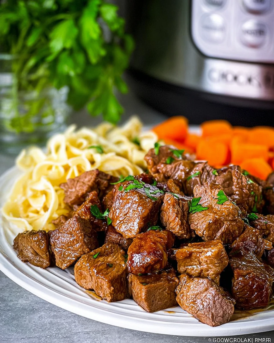 Slow Cooker Steak Bites