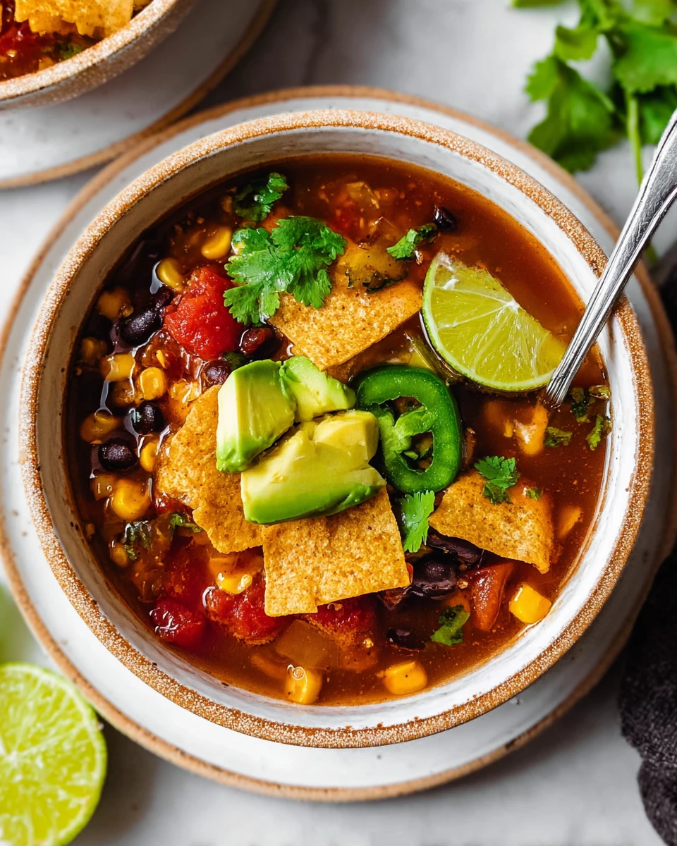 Vegan Tortilla Soup