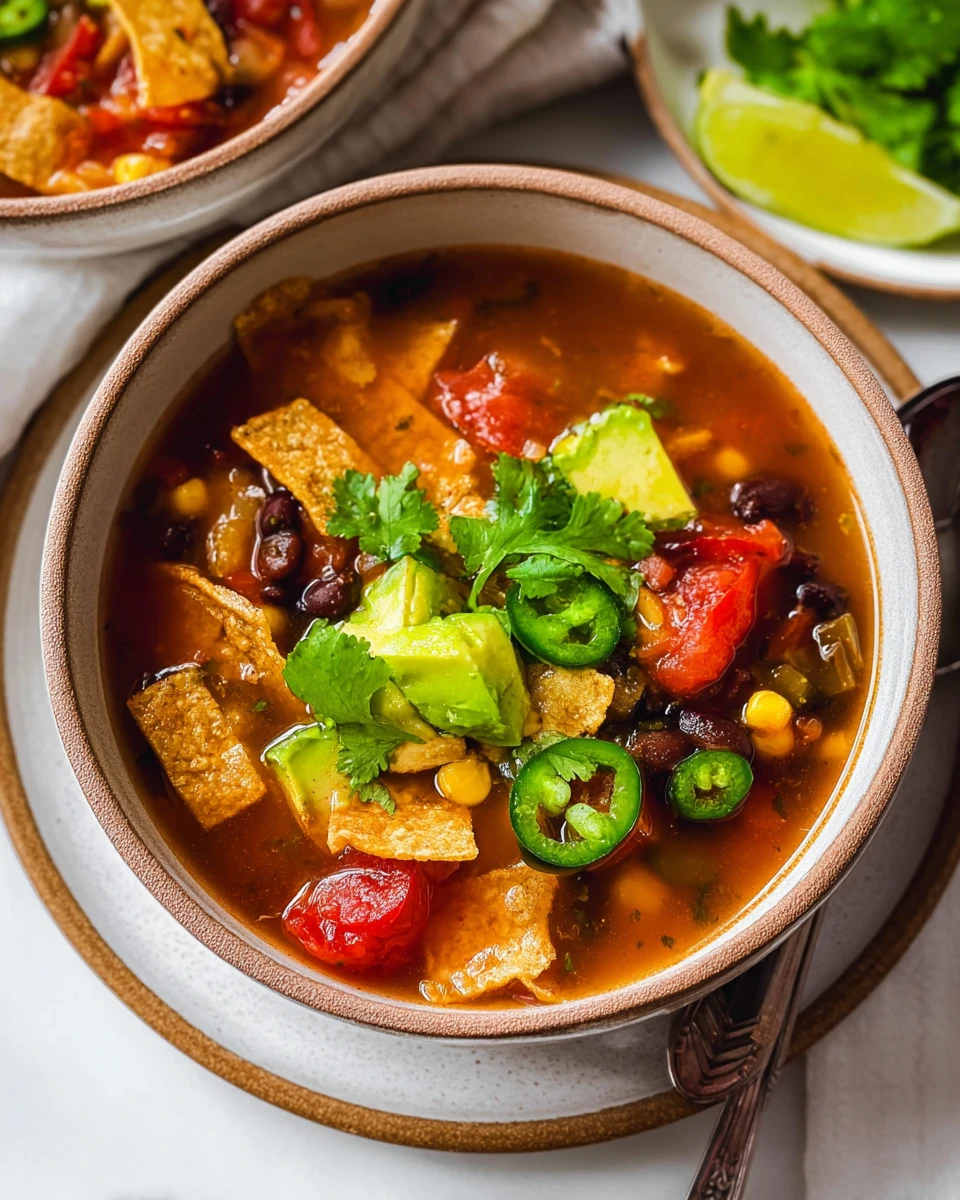 Vegan Tortilla Soup