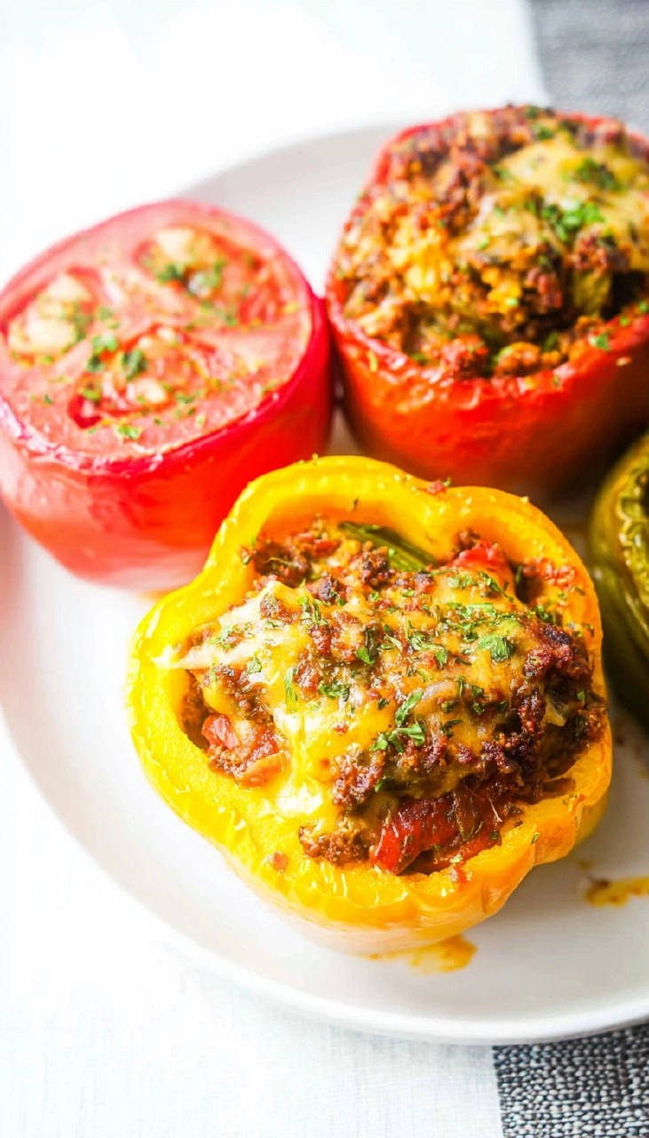 Air Fryer Stuffed Peppers